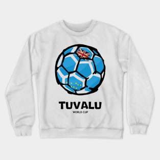 Tuvalu Football Country Flag Crewneck Sweatshirt